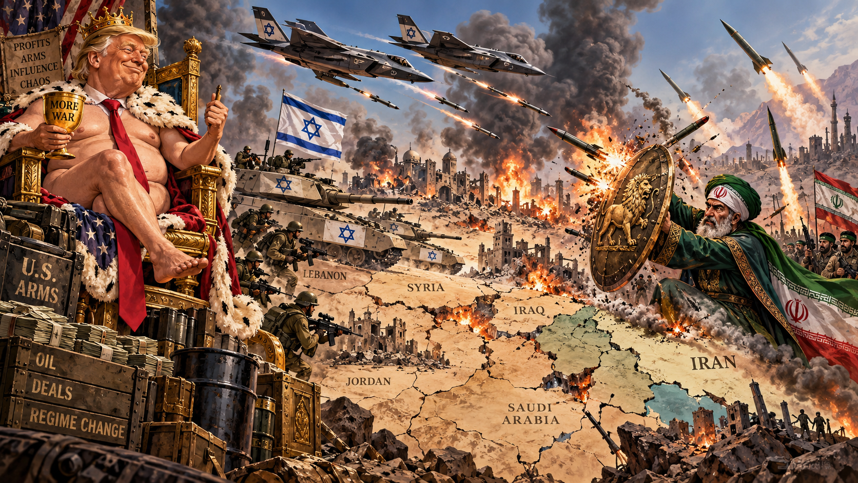 War-Torn Map: Power, Profits, and Resistance